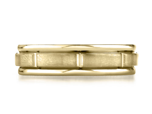 Benchmark 6mm Comfort Fit Design Wedding Band / Ring