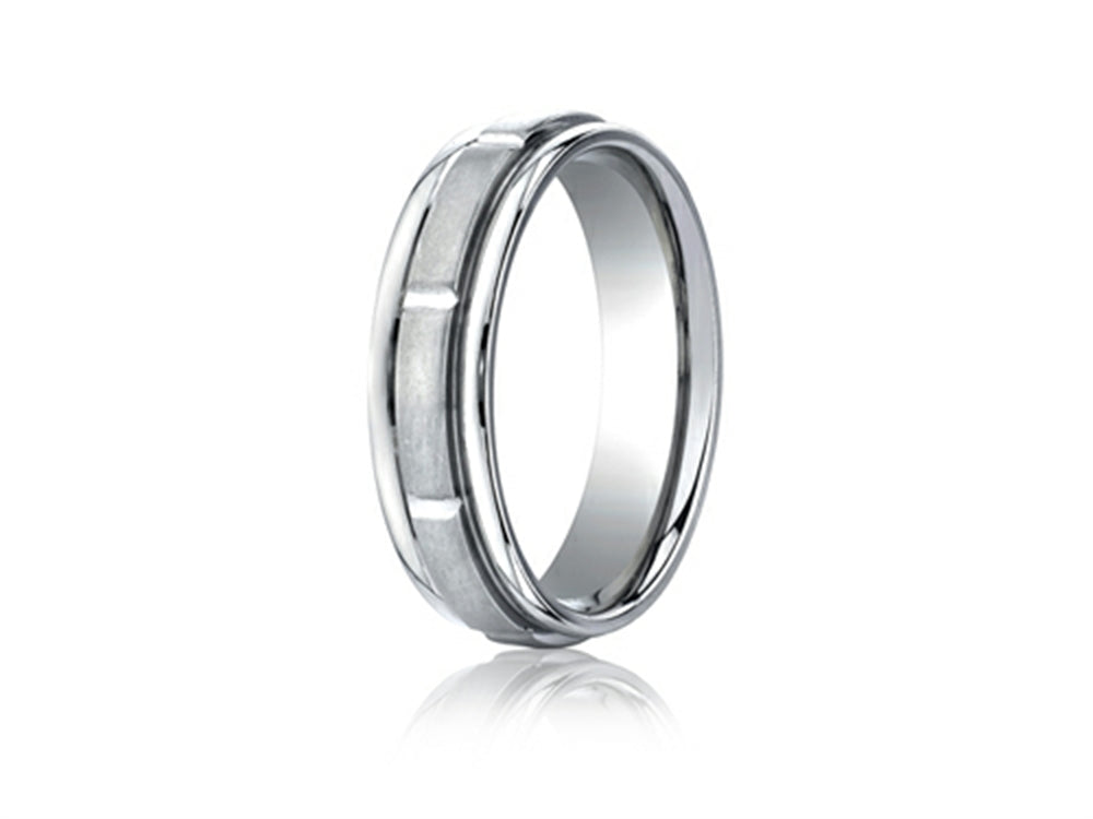 Benchmark 6mm Comfort Fit Design Wedding Band / Ring