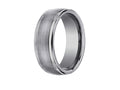 Benchmark 8mm Comfort Fit Tungsten Carbide Wedding Band / Ring