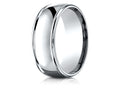 Benchmark 10k Gold 8mm Comfort-fit High Polish Finish Round Edge Design Wedding Band Ring