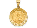 FJC Finejewelers 14k Yellow Gold Sacred Heart Of Jesus Medal Round Charm