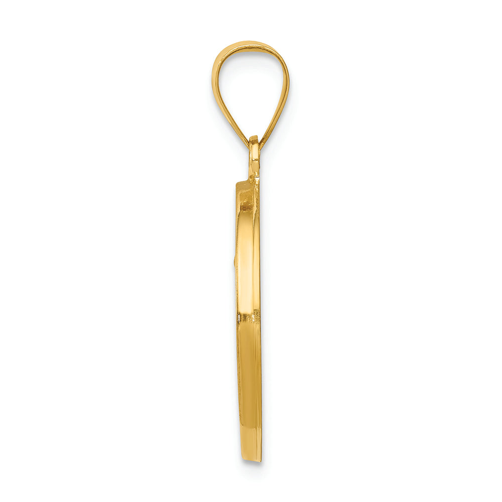FJC Finejewelers 14k Yellow Gold Saint Anthony Medal Charm