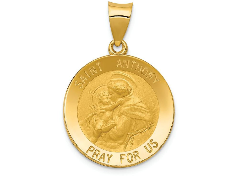 FJC Finejewelers 14k Yellow Gold Saint Anthony Medal Charm