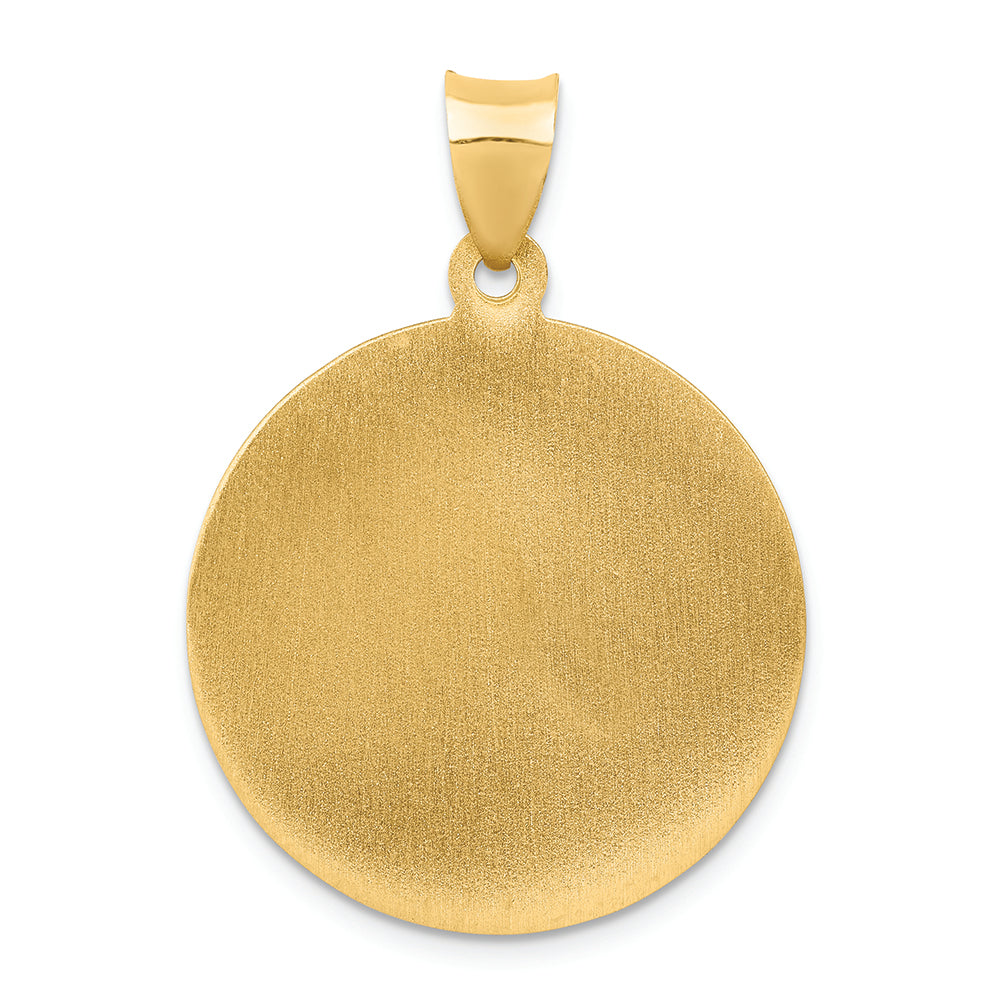 FJC Finejewelers 14k Yellow Gold Saint Michael Medal Charm