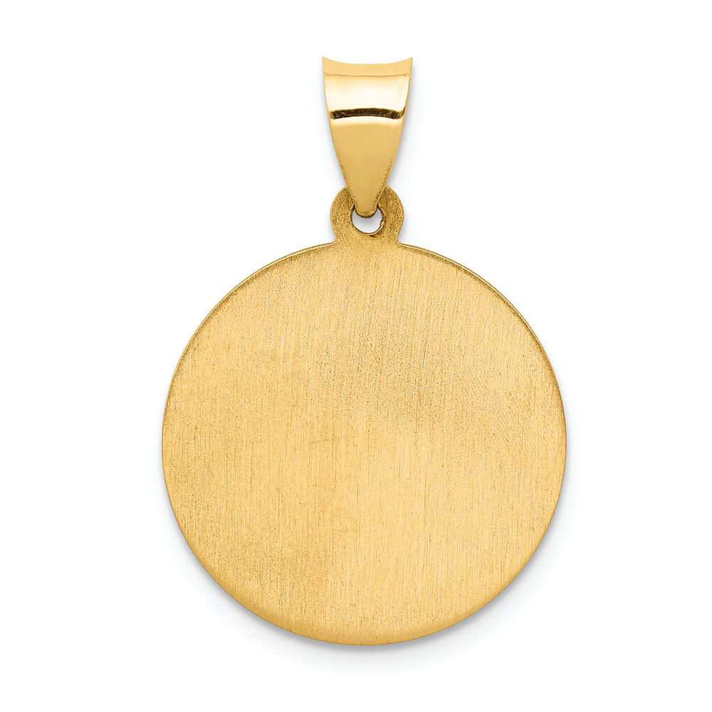 FJC Finejewelers 14k Yellow Gold Guardian Angel Medal Charm