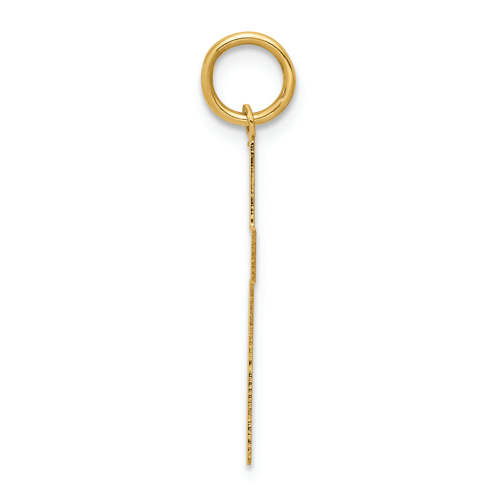 FJC Finejewelers 14k Yellow Gold Polished Cross Charm