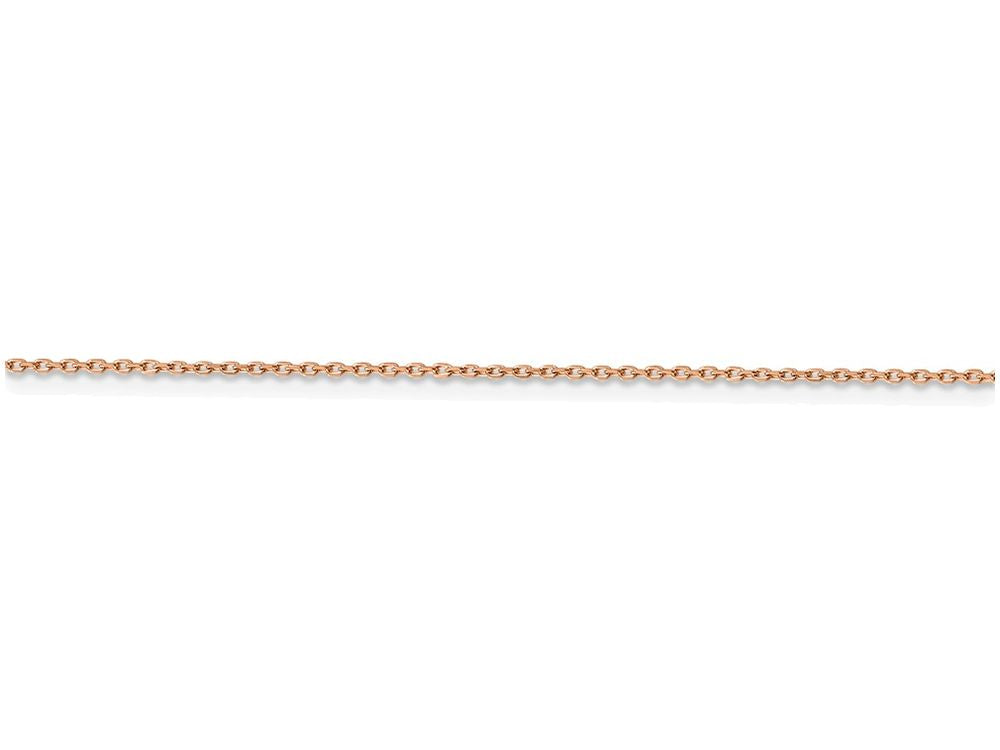 FJC Finejewelers 24 Inch 14k Rose Gold 1.0mm Cable Chain Necklace