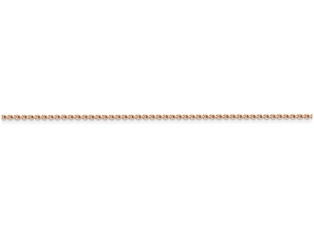 FJC Finejewelers 16 Inch 14k Rose Gold 1.4mm bright-cut Cable Chain Necklace