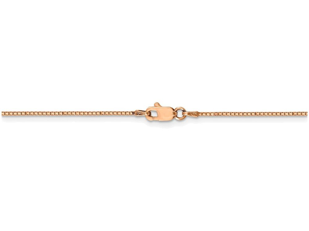 FJC Finejewelers 16 Inch 14k Rose Gold 0.70mm Box Link Chain Necklace
