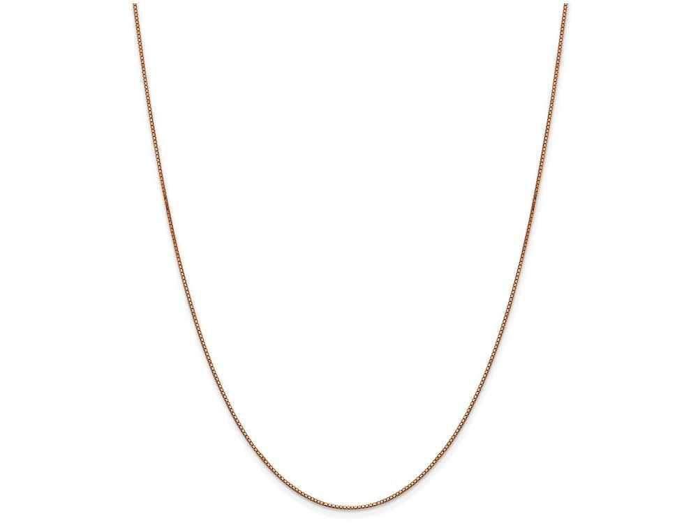 FJC Finejewelers 16 Inch 14k Rose Gold 0.70mm Box Link Chain Necklace