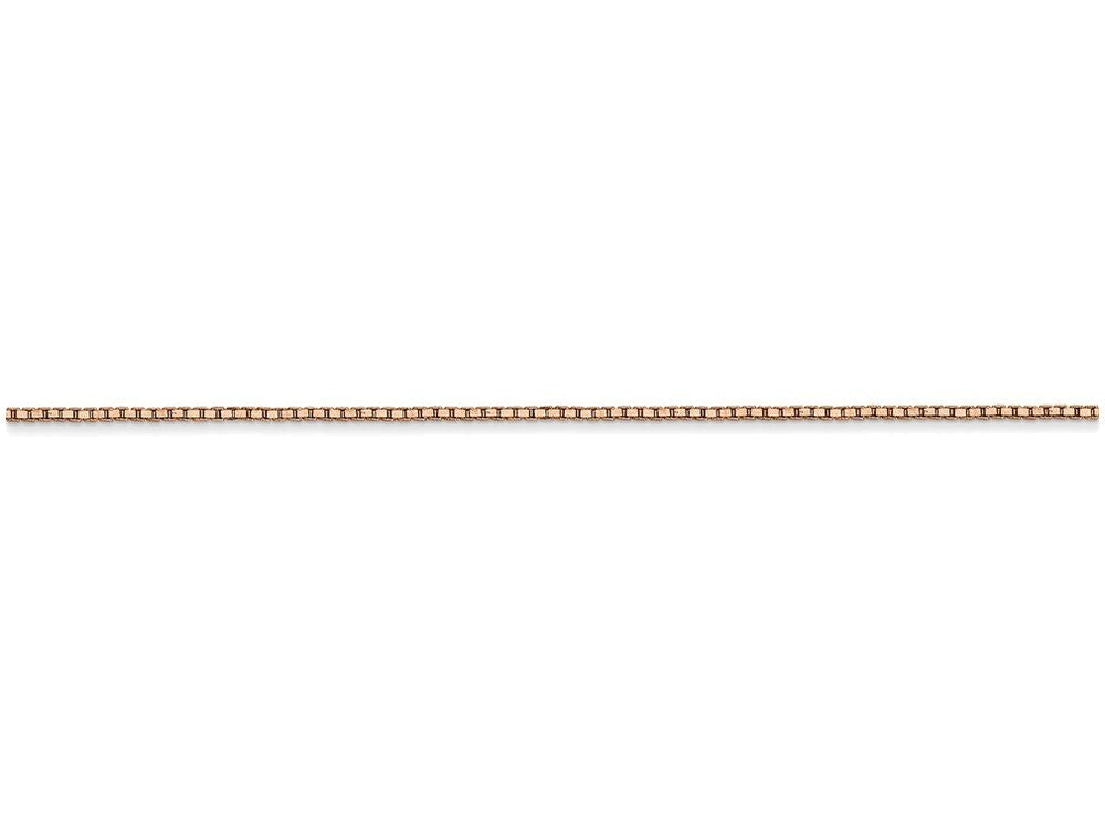 FJC Finejewelers 20 Inch 14k Rose Gold 0.70mm Box Link Chain Necklace