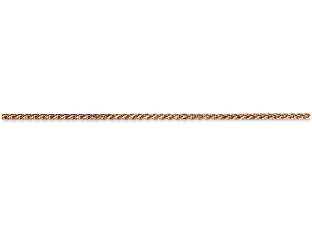 FJC Finejewelers 24 Inch 14k Rose Gold 1.40mm Wheat Chain Necklace