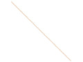 FJC Finejewelers 24 Inch 14k Rose Gold .7mm Ropa Chain Necklace