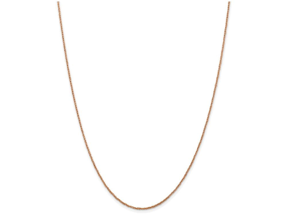 FJC Finejewelers 24 Inch 14k Rose Gold 1.1mm Ropa Chain Necklace