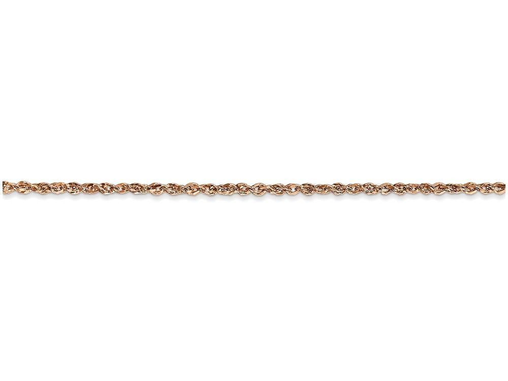 FJC Finejewelers 10 Inch 14k Rose Gold 1.7mm Ropa Chain Ankle Bracelet