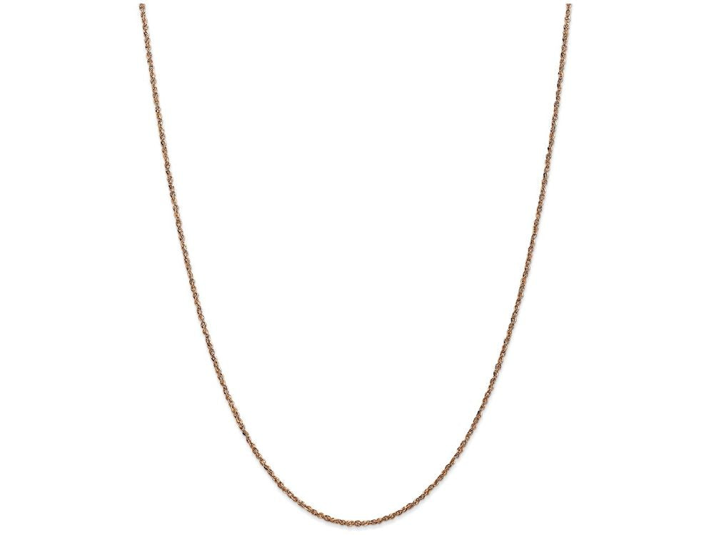 FJC Finejewelers 10 Inch 14k Rose Gold 1.7mm Ropa Chain Ankle Bracelet