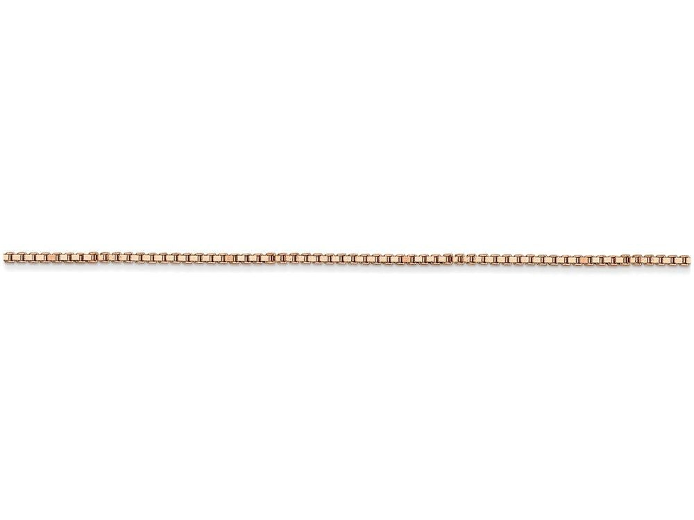 FJC Finejewelers 18 Inch 14k Rose Gold 1.0mm Box Link Chain Necklace