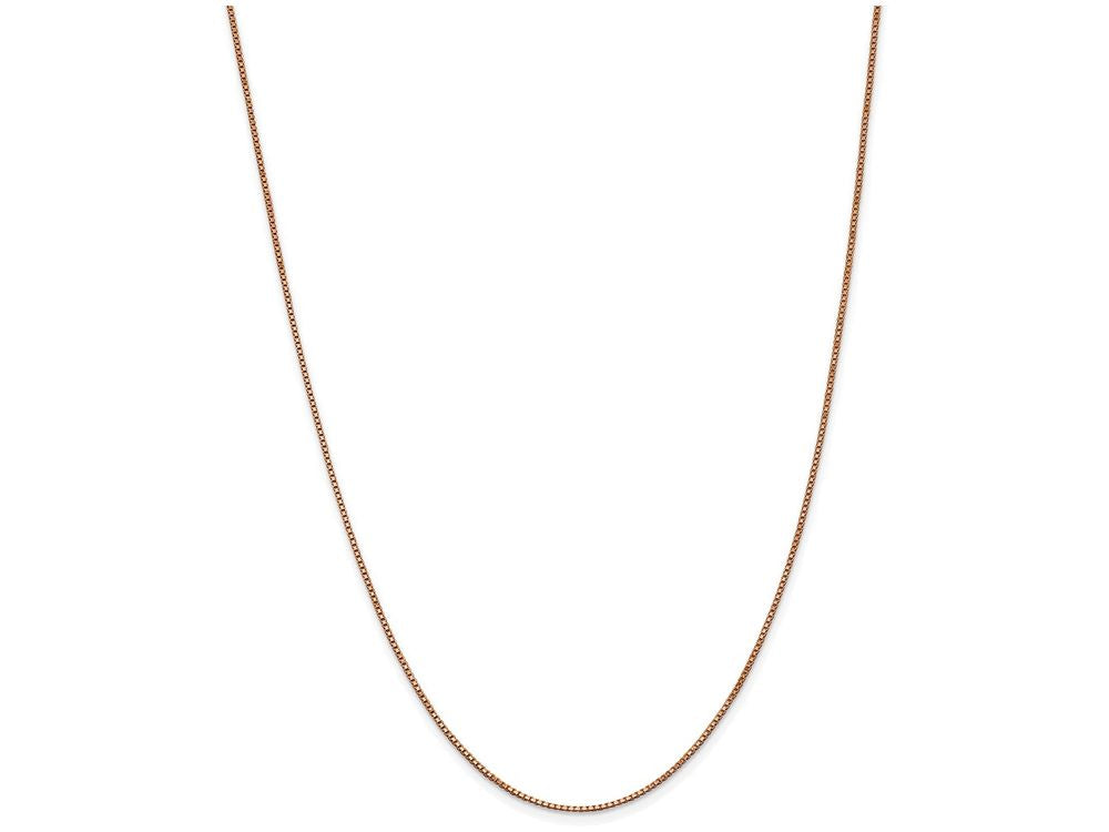FJC Finejewelers 18 Inch 14k Rose Gold 1.0mm Box Link Chain Necklace