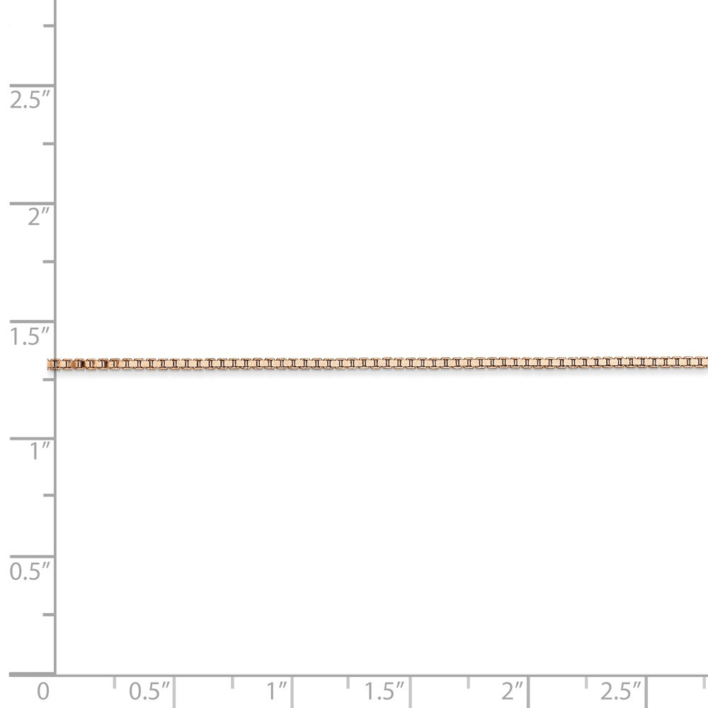 FJC Finejewelers 14k Rose Gold 1.10mm Box Link Chain