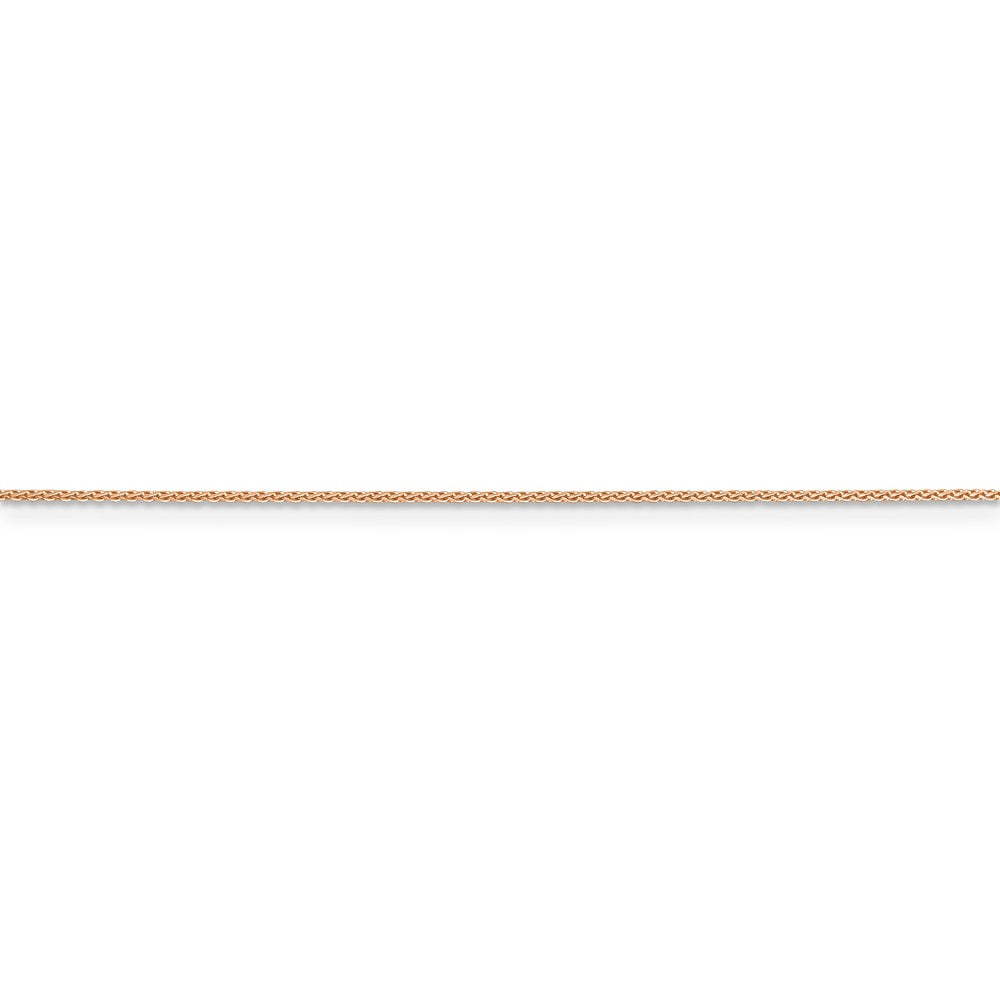FJC Finejewelers 14k Bright Cut Rose Gold .65mm Spiga Chain
