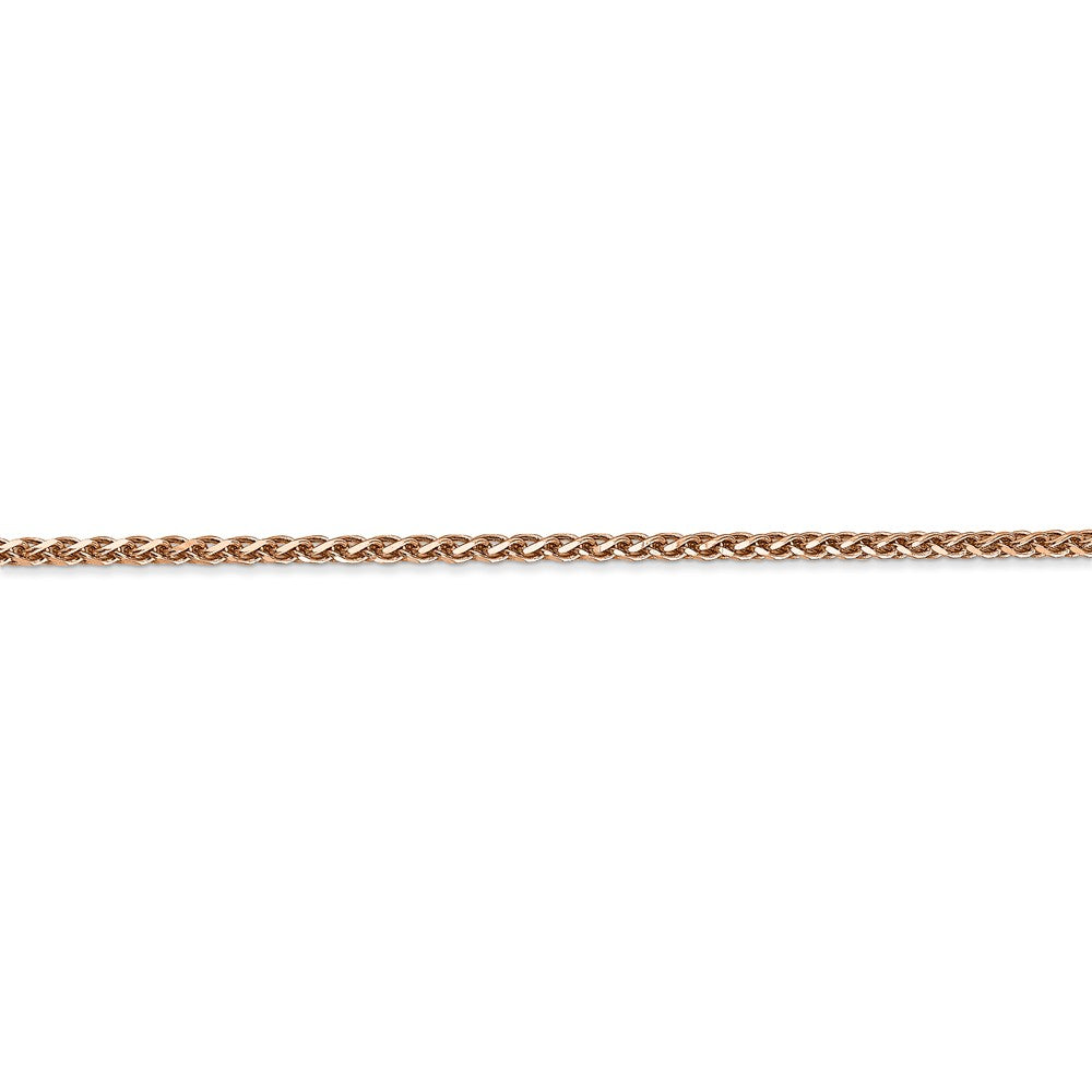FJC Finejewelers 14k Rose Gold 1.8mm Solid Bright Cut Spiga Chain