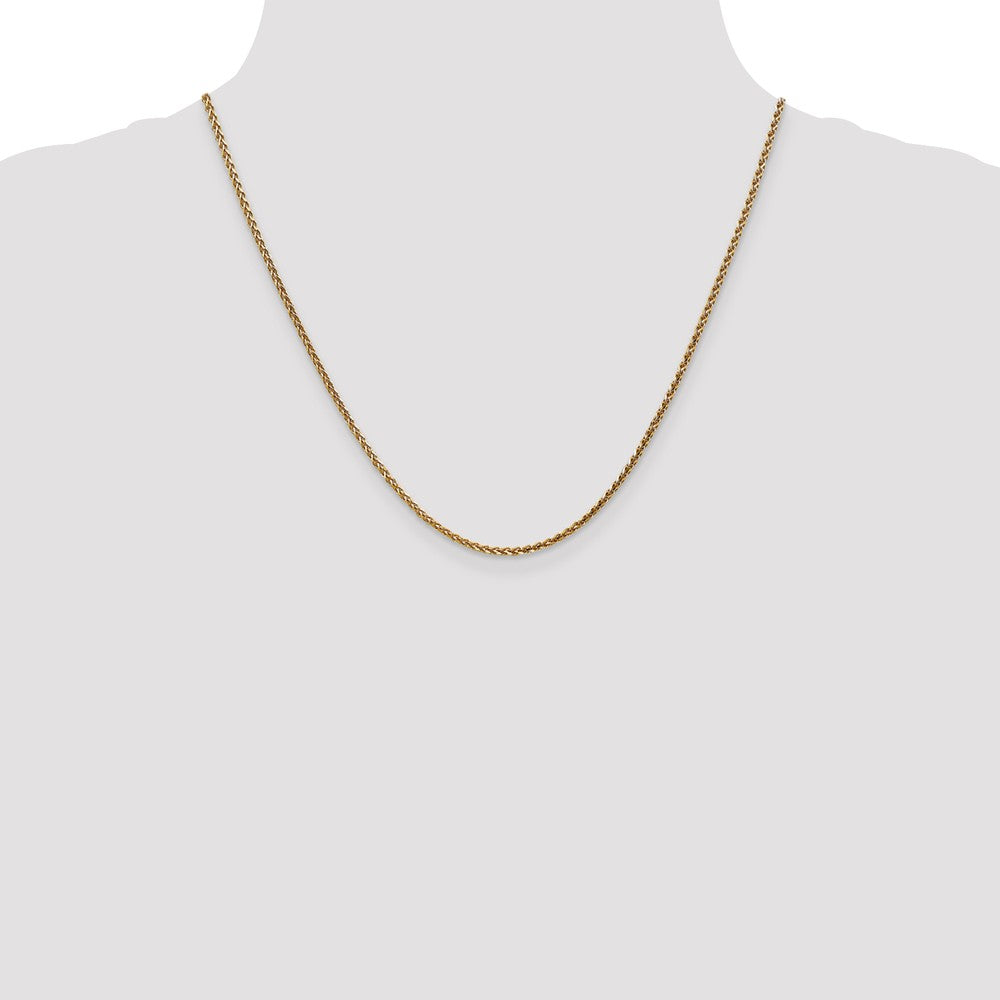 FJC Finejewelers 14k Rose Gold 1.8mm Solid Bright Cut Spiga Chain