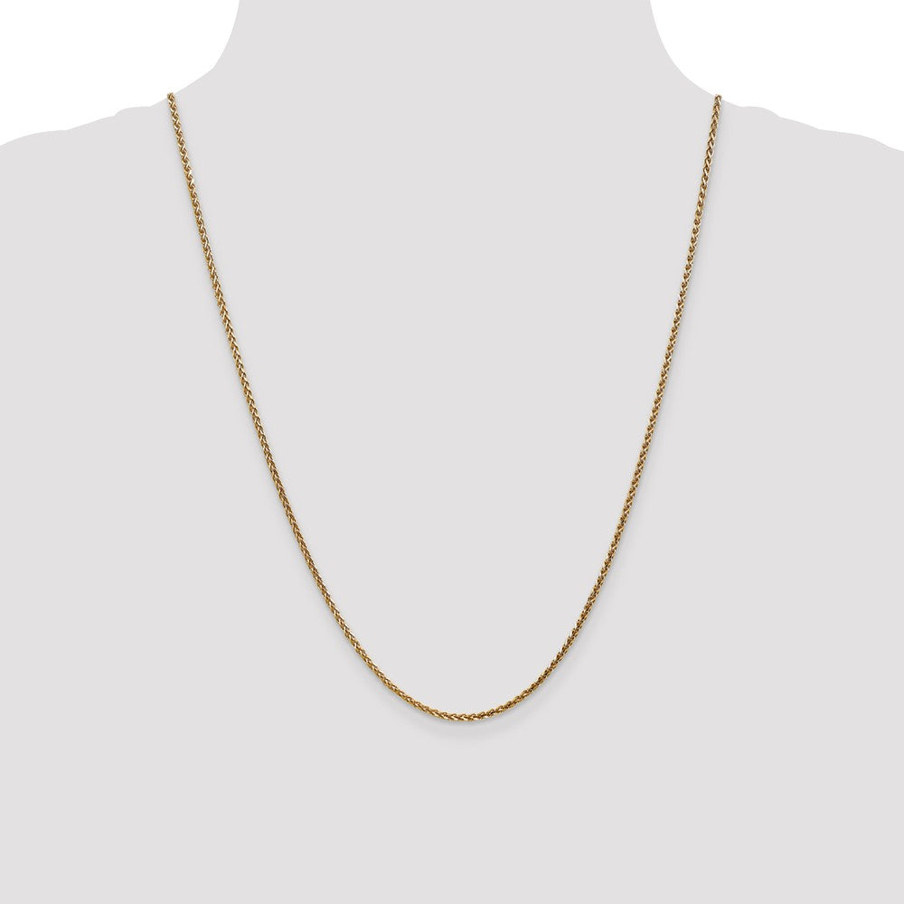 FJC Finejewelers 14k Rose Gold 1.8mm Solid Bright Cut Spiga Chain