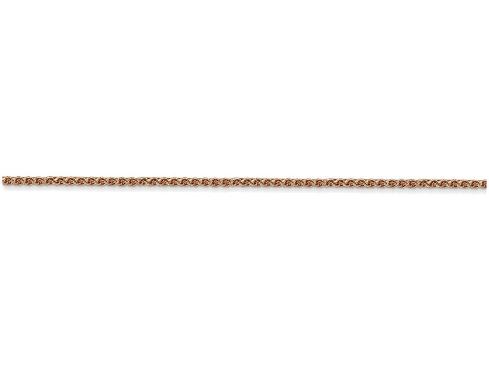 FJC Finejewelers 16 Inch 14k Rose Gold 1.2mm Spiga Chain Necklace