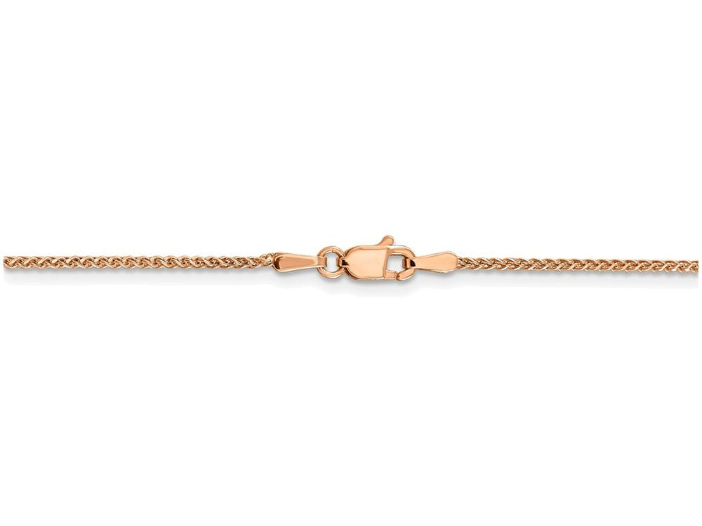 FJC Finejewelers 16 Inch 14k Rose Gold 1.2mm Spiga Chain Necklace