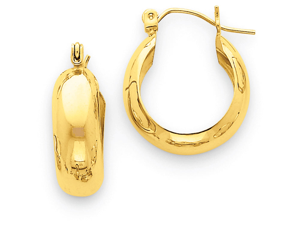 FJC Finejewelers 14k Yellow Gold 7mm Hoop Earrings