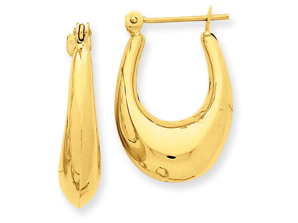 FJC Finejewelers 14k Yellow Gold Polished Hoop Earrings