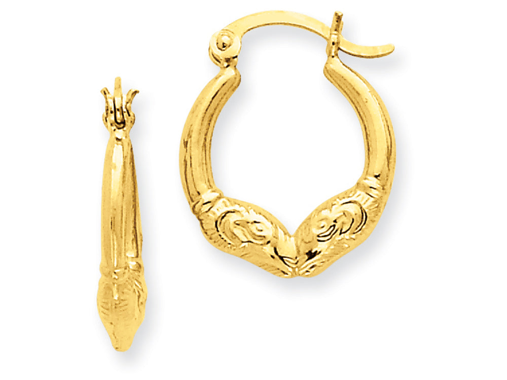 FJC Finejewelers 14k Yellow Gold Hoop Earrings