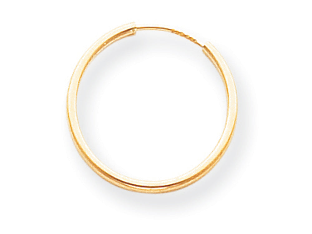 FJC Finejewelers 14k Yellow Gold Madi K Endless Hoop Children Earrings