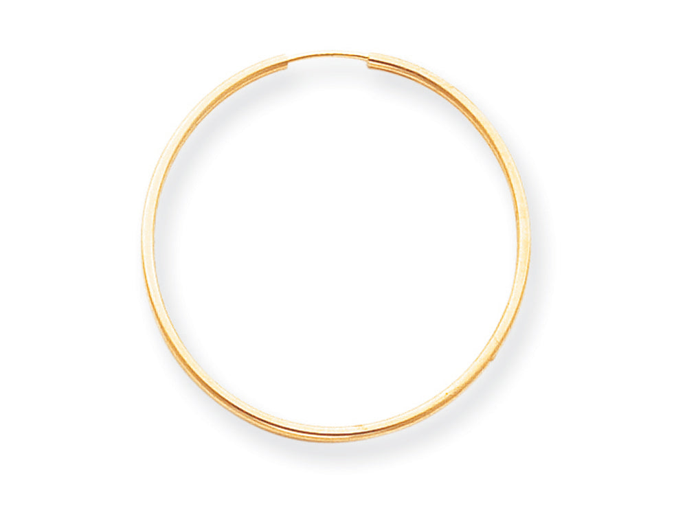FJC Finejewelers 14k Yellow Gold Madi K Endless Hoop Children Earrings