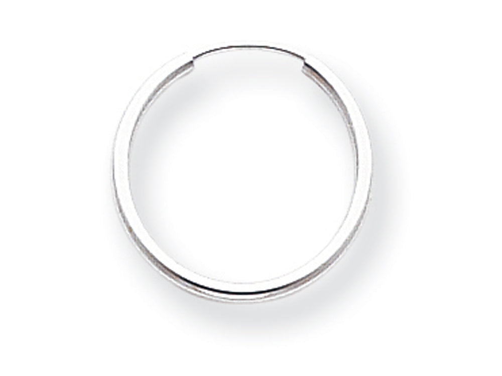FJC Finejewelers 14k White Gold Madi K Endless Hoop Children Earrings
