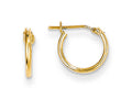 FJC Finejewelers 14k Yellow Gold Madi K 1mm Hoop Children Earrings