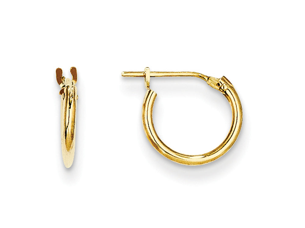 FJC Finejewelers 14k Yellow Gold Madi K 1.25mm Half Hoop Children Earrings