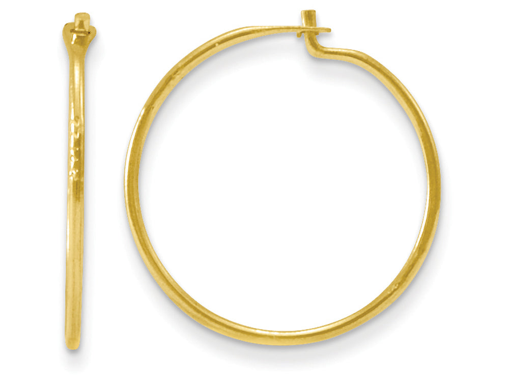 FJC Finejewelers 14k Yellow Gold Madi K Sm. Endless Hoop Children Earrings
