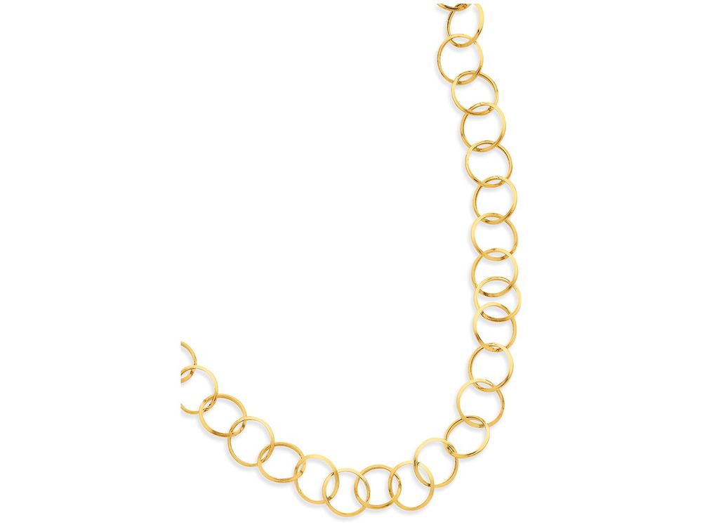 FJC Finejewelers 7.5 Inch 14k Yellow Gold Circle Chain Bracelet Bracelet