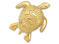 FJC Finejewelers 14k Yellow Gold Sea Turtle Slide Charm
