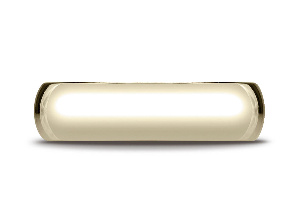 Benchmark 14k Gold 6mm Slightly Domed Super Light Comfort-fit Wedding Band / Ring