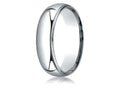 Benchmark 14k Gold 6mm Slightly Domed Super Light Comfort-fit Wedding Band / Ring With Milgrain