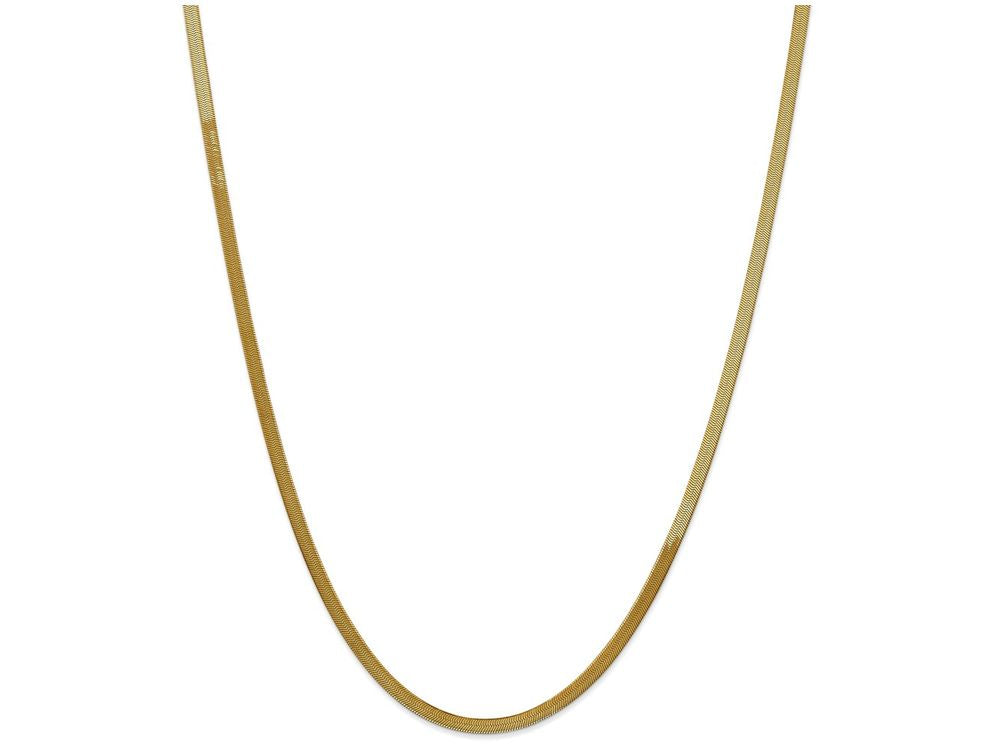 FJC Finejewelers 7 Inch 14k Yellow Gold 3.0mm Silky Herringbone Chain Bracelet