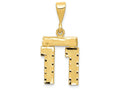 FJC Finejewelers 14k Yellow Gold Small Bright Cut Number 11 Charm