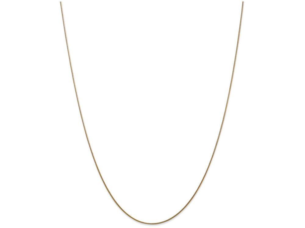 FJC Finejewelers 24 Inch 14k Yellow Gold .80mm Round Snake Chain Necklace