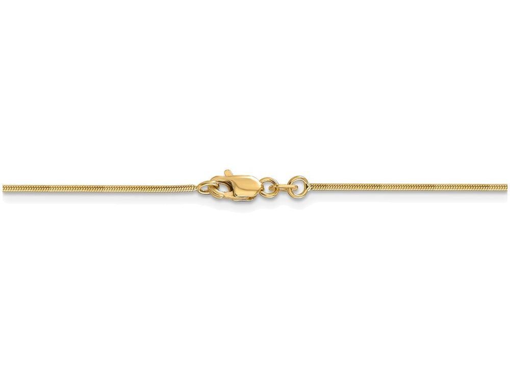 FJC Finejewelers 24 Inch 14k Yellow Gold .90mm Round Snake Chain Necklace
