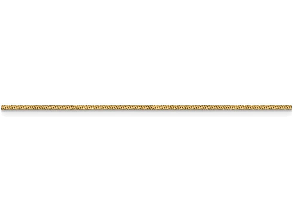 FJC Finejewelers 30 Inch 14k Yellow Gold 1.1mm Round Snake Chain Necklace