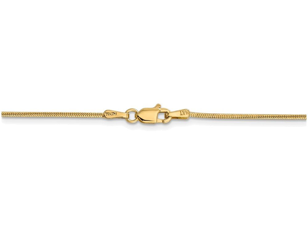 FJC Finejewelers 30 Inch 14k Yellow Gold 1.1mm Round Snake Chain Necklace