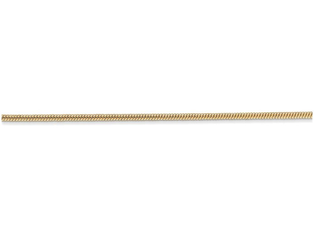 FJC Finejewelers 30 Inch 14k Yellow Gold 1.2mm Round Snake Chain Necklace