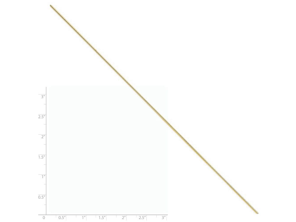 FJC Finejewelers 30 Inch 14k Yellow Gold 1.2mm Round Snake Chain Necklace